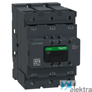 0784644 SCHNEIDER LC1D150A6LSE TeSys DECA 150A 3P 200-500V