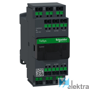 1000369 SCHNEIDER CAD50ABL Cont. Aux. 5NO 0NC 3P 24V L DC