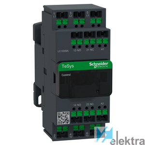 1000434 SCHNEIDER LC1D09AB7 CONT. 09A 3P 24V AC Snap-in