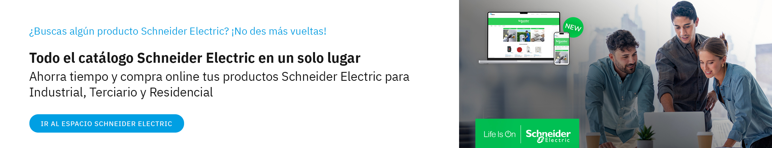 Todo el catálogo de Schneider en un lugar